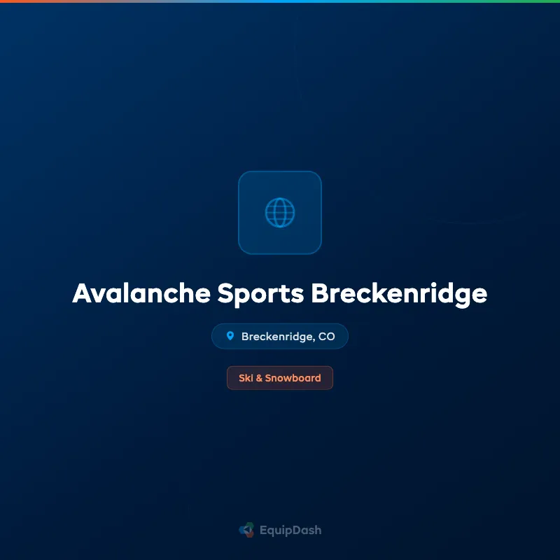 Avalanche Sports Breckenridge