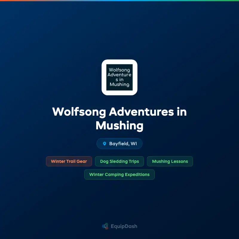 Wolfsong Adventures in Mushing