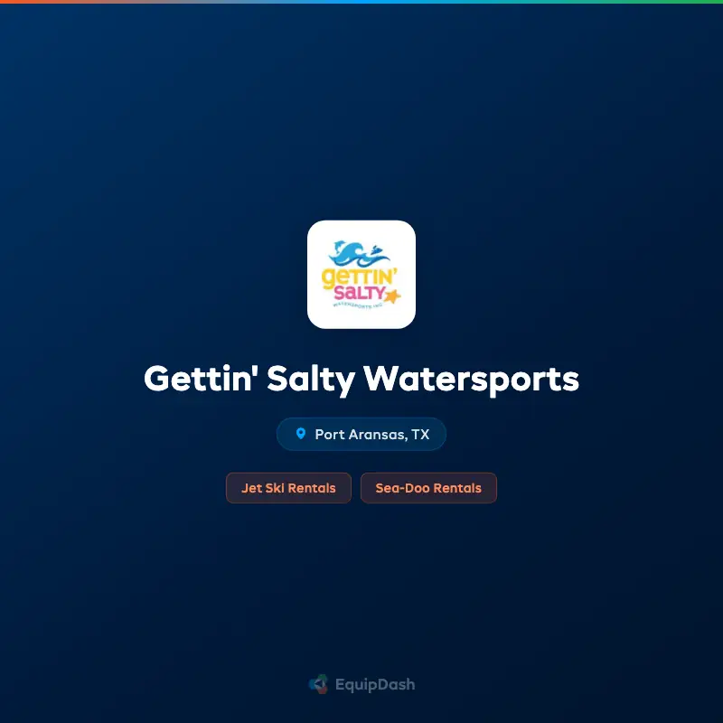 Gettin' Salty Watersports