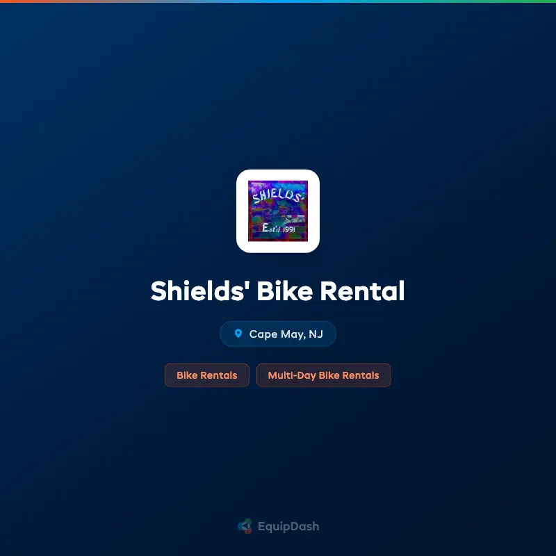 Shields' Bike Rental